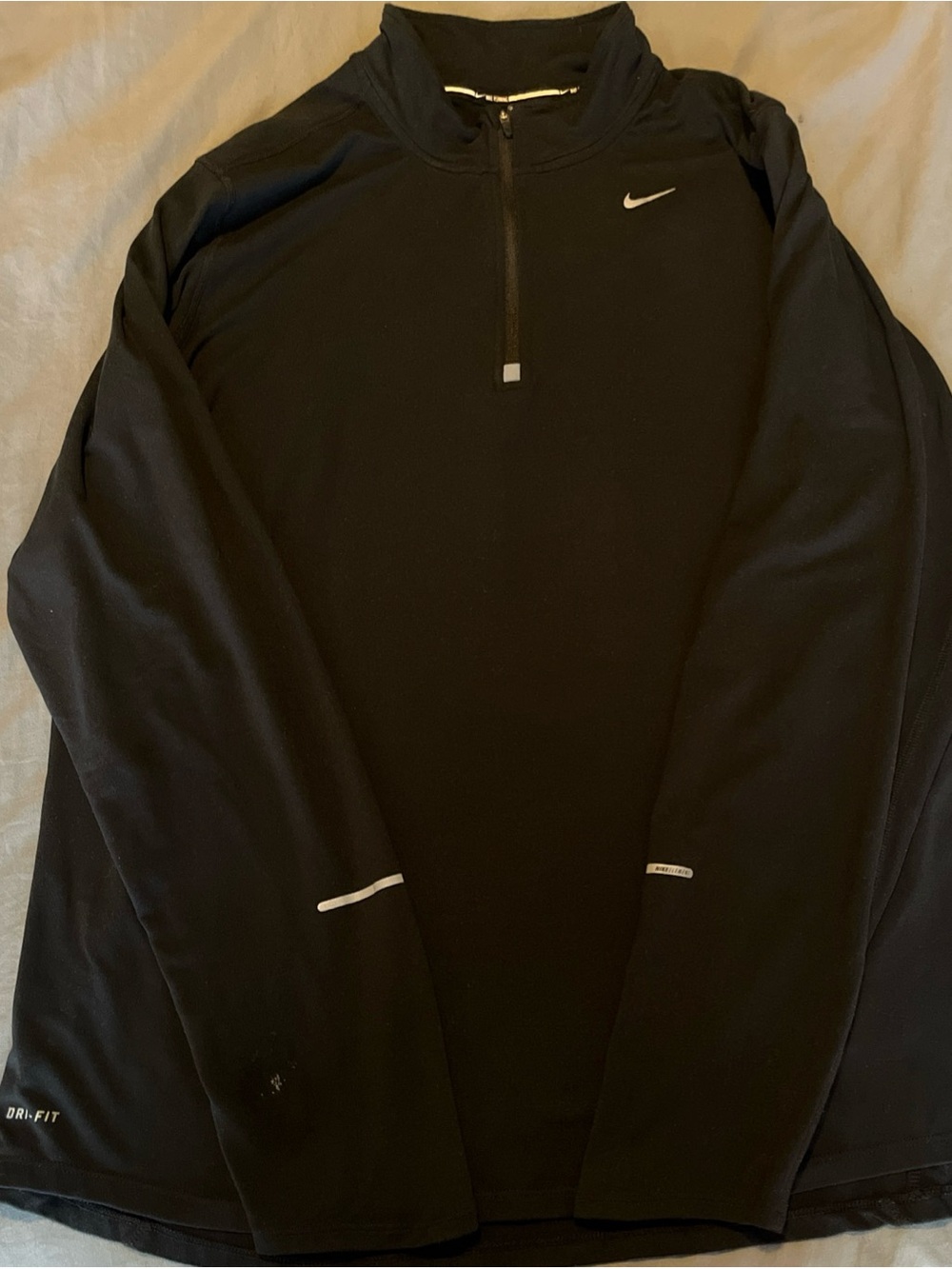 Nike Black Dri-FIT Half-Zip Pullover